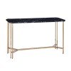 Daxton Faux Marble Top Sofa Table