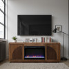 Eclipse Bourbon Oak 65-inch Fireplace Console