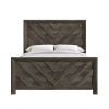 Eleanor Mocha Grey Panel Bed