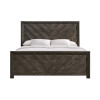 Eleanor Mocha Grey Panel Bed