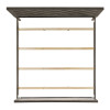Eleanor Mocha Grey Panel Bed