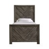 Eleanor Mocha Grey Youth Panel Bed