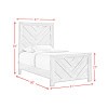 Eleanor Mocha Grey Youth Panel Bed