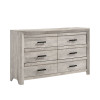 Eleanor Weathered White Panel Bedroom Set