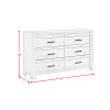 Eleanor Weathered White Panel Bedroom Set