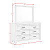 Eleanor Weathered White Panel Bedroom Set