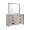 Eleanor Weathered White Panel Bedroom Set