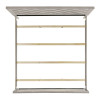 Eleanor Weathered White Panel Bed