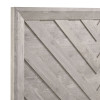 Eleanor Weathered White Panel Bed