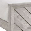Eleanor Weathered White Panel Bed