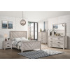 Eleanor Weathered White Panel Bedroom Set