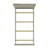 Eleanor Weathered White Youth Panel Bed