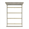 Eleanor Weathered White Youth Panel Bed