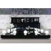 Ella Black Vanity Set w/ Storage Stool