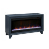 Fairfield Denim Blue Fireplace Cabinet