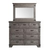 Forge Panel Bedroom Set w/ Bench (Brushed Steel)