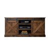 Farmhouse 66 Inch TV Console (Aged Whiskey)