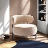 Florens Light Brown Swivel Chair