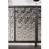 Beckham Weathered Black and Silver 4-Door Accent Cabinet