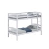 Finsbury White Twin over Twin Bunk
