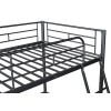 Myles Black Twin Loft Bed