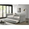 Yuri Gray Twin Daybed w/ Trundle