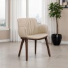 Maribo Beige Arm Chair (Set of 2)