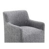 Fico Pewter Gray Dining Arm Chair