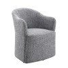 Sema Pewter Gray Dining Arm Chair