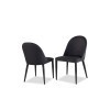 Lenvik Black Side Chair (Set of 2)