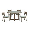 Clarksburg Walnut Round Dining Room Set