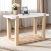 Sundbry White and Natural Occasional Table Set