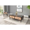 Lakeside Black and Natural Occasional Table Set