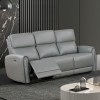 Schlieren Gray Power Reclining Sofa