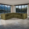 Nappi Olive Green L-Sectional C
