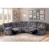 Hieronymus Dark Gray Power Reclining Sectional