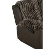 Dionysus Brown Reclining Sofa w/ LED