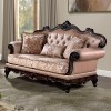 Veracruz Dark Cherry and Light Brown Living Room Set