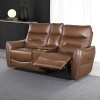 Terentius Caramel Brown Power Reclining Living Room Set