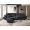 Oliverus Black Power Reclining Sectional