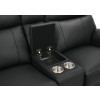 Oliverus Black Power Reclining Sectional