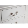 Louis Philippe White Nightstand