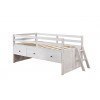 Anisa Twin Loft Bed (Wire-Brushed White)