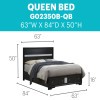 Madrid Black Youth Storage Bedroom Set