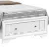 Madrid White Youth Storage Bed