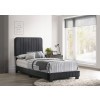 Lodi Black Youth Upholstered Bed