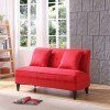 Red Fabric Settee