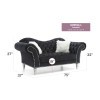 Wilshire Black Loveseat