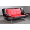 G136 Sofa Bed (Black and Red)