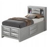 G1503G Bookcase Storage Youth Bed